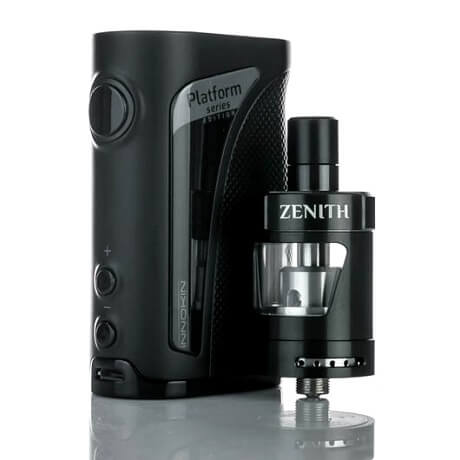Innokin Kroma A mod with Zenith vape tank in detail black colour