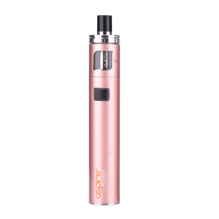 E-cigarette Aspire Pockex vape device gold