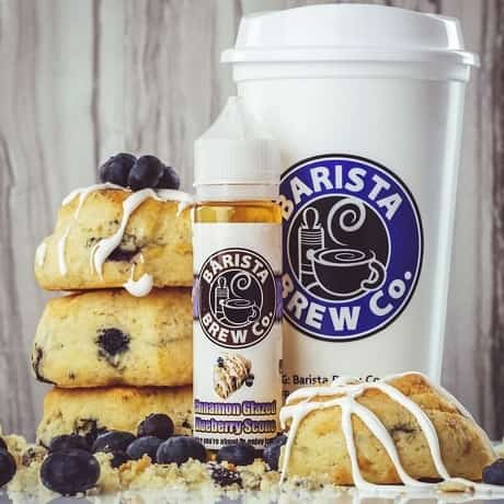 Barista Brew Co. E-liquid Cinnamon Glazed Blueberry Scone Poster