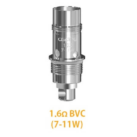 Nautilus BVC Coils by Aspire with resistance 1.6ohm MTL