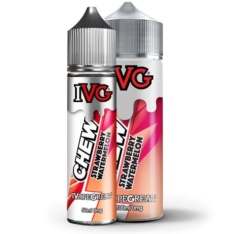 IVG Strawberry Watermelon Chew 60ml and 120ml vape bottle