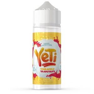 Yeti Pineapple Grapefruit Ice Cold 120ml Vape Juice bottle
