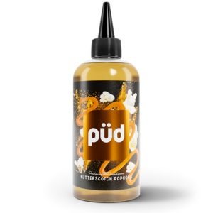 PUD Butterscotch Popcorn 200ml Vape Juice Bottle