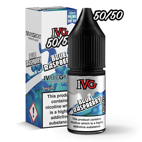 IVG Blue Raspberry 10ml e-liquid bottle