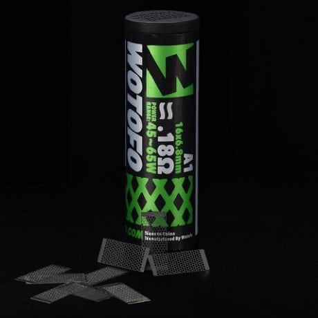Wotofo Mesh Style Coil Strips black background