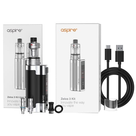 Package of Aspire Zelos 3 kit