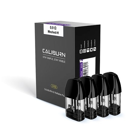 Caliburn A2 Pod coils with packaging