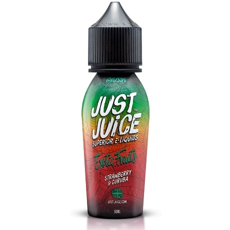 Just Juice Exotic Strawbery Curuba 60ml Vape Juice Bottle