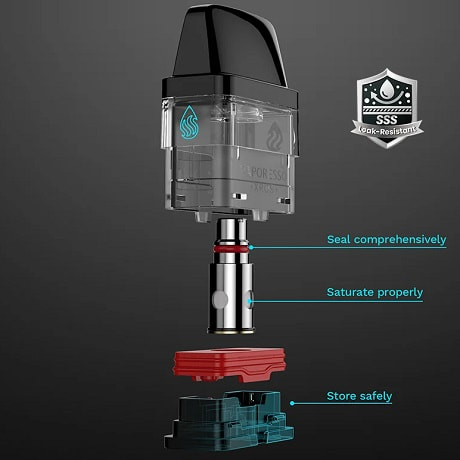Vaporesso Xros Pod in detail