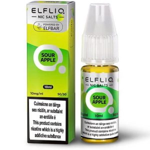 Elfliq Sour Apple 10ml e-liquid salt