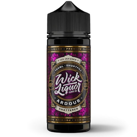 Wick Liquor Ardour Shattered 120ml vape juice bottle
