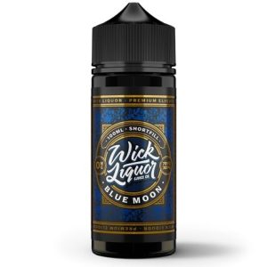 Wick Liquor Blue Moon 120ml vape juice bottle