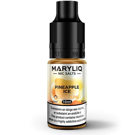 Maryliq Pineapple Ice 10ml vape e-liquid bottle