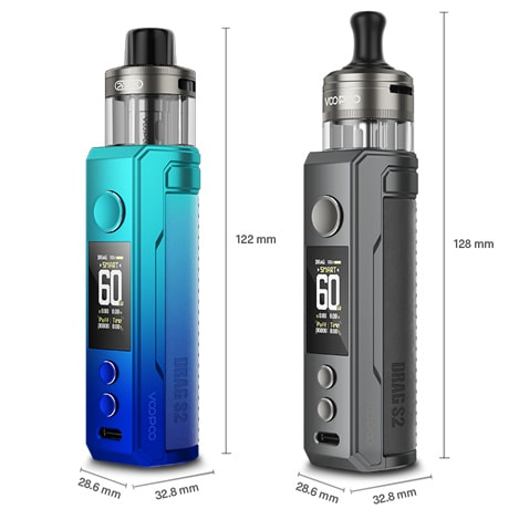 VooPoo Drag S2 Vape Kit Dimensions