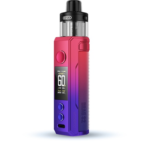 VooPoo Drag S2 Vape Kit in Modern Red