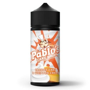 Pablos Cake Shop Carrot Cake And Whipped Cream 120ml Vape Juice