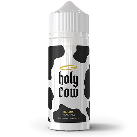 Holy Cow Banana Milkshake 120ml Vape Juice Bottle
