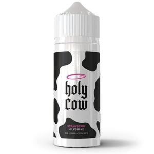 Holy Cow Strawberry Milkshake 120ml Vape Juice Bottle