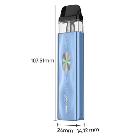 Vaporesso Xros 4 Mini Vape pod Kit size dimensions