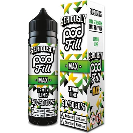 Seriously Podfill Lemon Lime 60ml Vape Juice Bottle