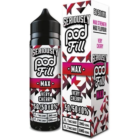 Seriously Podfill Very Cherry 60ml Vape Juice Bottle