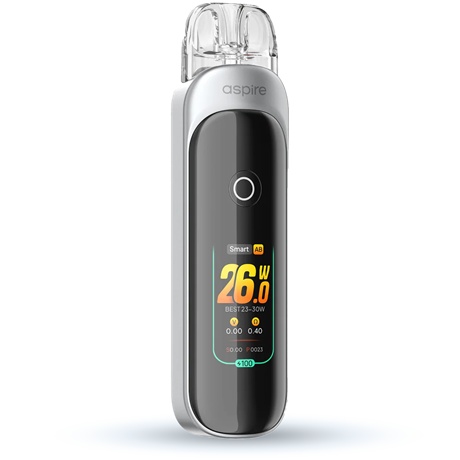 Aspire PIXO vape pod in Ice Silver colour