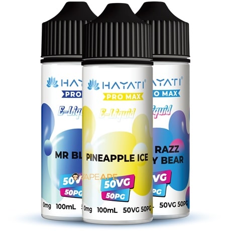 Hayati Vape Juice bottles cover Picture 120ml e-liquid