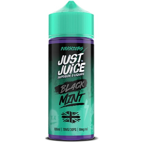 Just Juice Black Mint 120ml Vape Juice Bottle