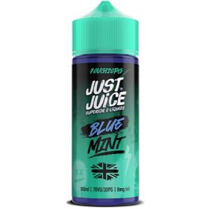 Just Juice Blue Mint 120ml Vape Juice Bottle