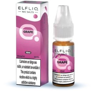 Elfliq Grape 10ml e-liquid bottle