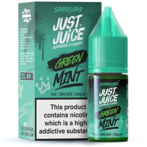 Just Juice Green Mint 10ml Nicotine Salt E-liquid