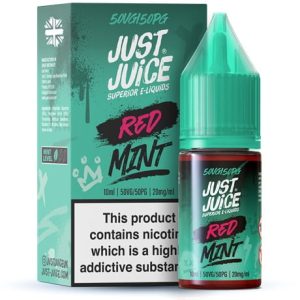 Just Juice Red Mint 10ml Nicotine Salt E-liquid