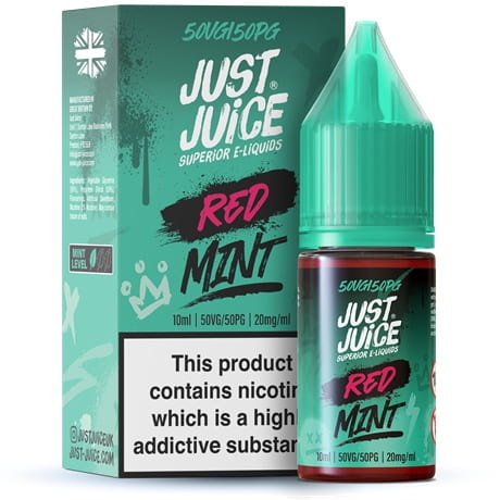 Just Juice Red Mint 10ml Nicotine Salt E-liquid