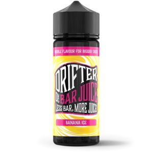 Drifter Banana Ice 120ml vape juice bottle