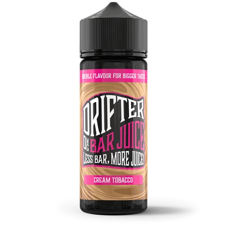 Drifter Cream Tobacco 120ml vape juice bottle