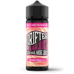 Drifter Strawberry Banana Ice 120ml vape juice bottle
