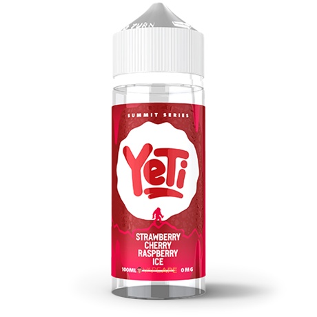 Yeti Strawberry Cherry Raspberry Ice Summit 120ml Vape Juice