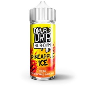 Double Drip Pineapple Ice 120ml Vape Juice Bottle