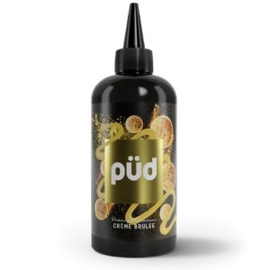 PUD Creme Brulee 200ml vape juice bottle