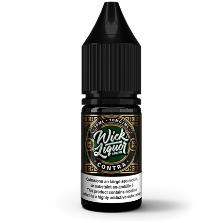 Wick Liquor Contra 10ml e-liquid salt bottle