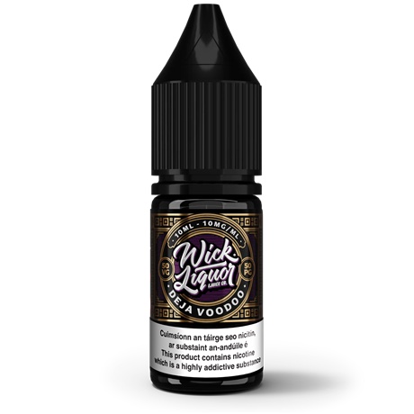 Wick Liquor Deja Voodoo 10ml e-liquid salt bottle