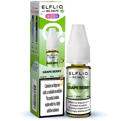 Elfliq Grape Berry 10ml Eliquid Bottle