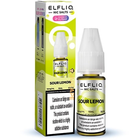 Elfliq Sour Lemon 10ml Eliquid Bottle