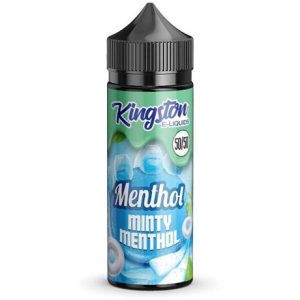 Kingston Minty Menthol Vape Juice bottle