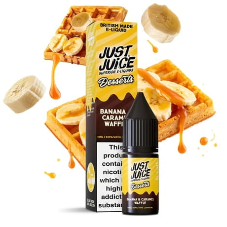 Just Juice Desserts Banana Caramel Waffle 10ml eliquid