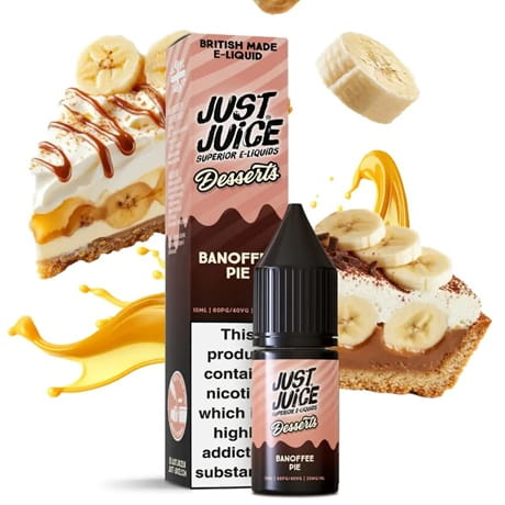 Just Juice Desserts Banofee Pie 10ml Eliquid