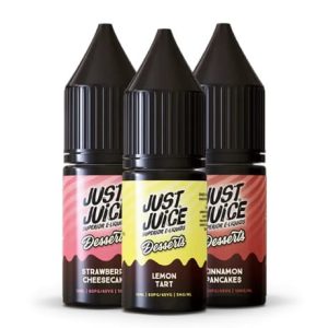 Just Juice Dessert Flavoured E-liquids in 10ml cover