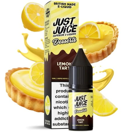 Just Juice Desserts Lemon Tart 10ml Eliquid.