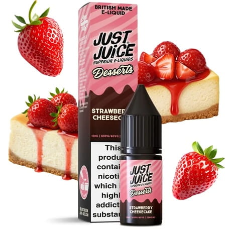 Just Juice Desserts Strawberry Cheesecake 10ml Eliquid