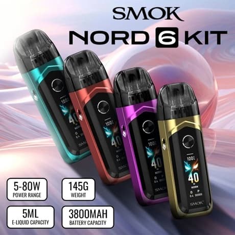 Smok Nord 6 Vape kit Info